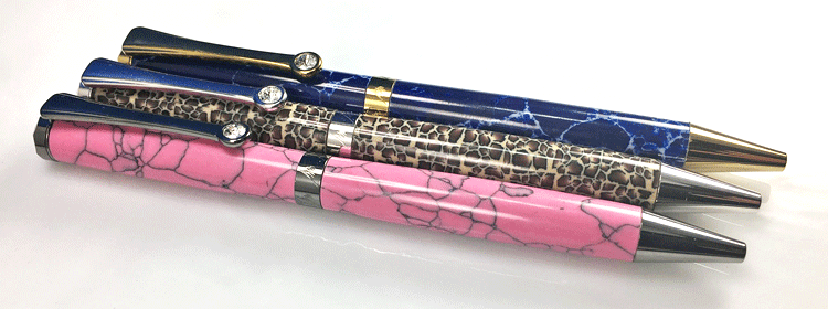 Zoe Titanium Gold Point Pen Kit