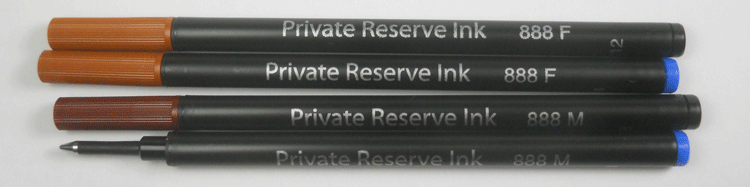 PRIVATE RESERVE 888 ROLLERBALL FINE BLACK REFILL