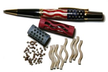 AMERICAN FLAG INLAY KIT FOR OSPREY KITS