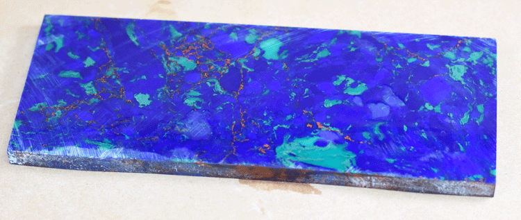 Azurite Malachite Natural Tru-Stone Block - 0.23