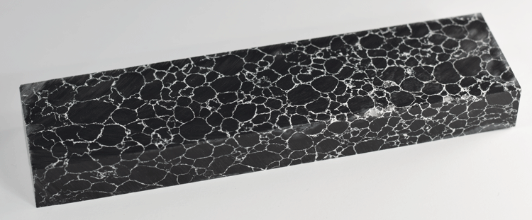 Black With White Web Tru-Stone Block - 0.7