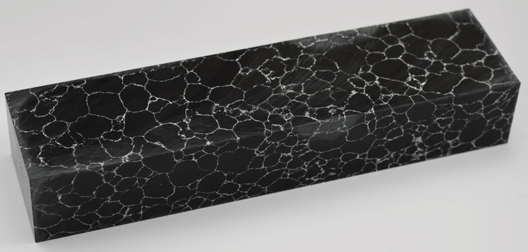Black With White Web Tru-Stone Block - 1.0