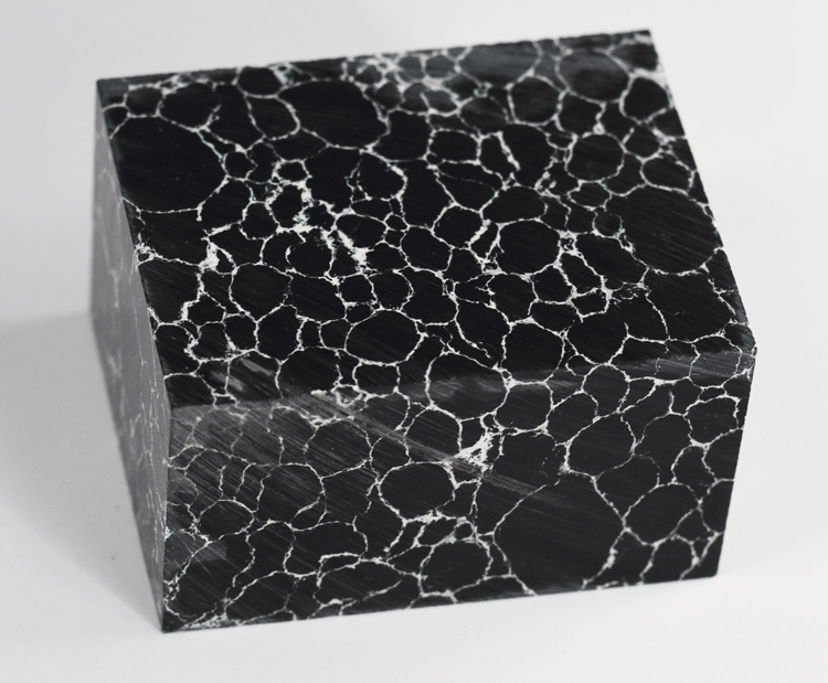 Black With White Web Tru-Stone Block - 1.1