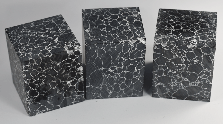Black With White Web Tru-Stone Block - 1.5