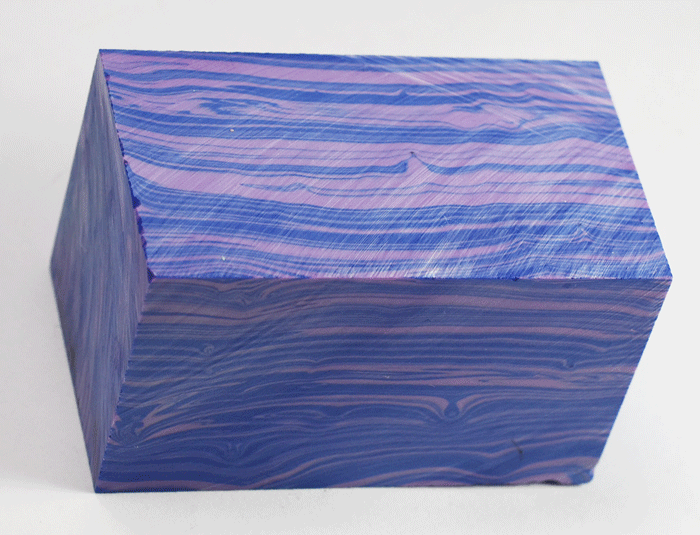 BLUE RIVER AGATE TRU-STONE BLOCK - 1.5