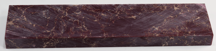 Red With Gold Matrix Tru-Stone Block - 0.4