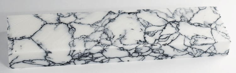 White Turquoise Tru-Stone Block - 0.5
