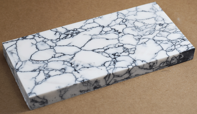 White Turquoise Tru-Stone Block 0.5