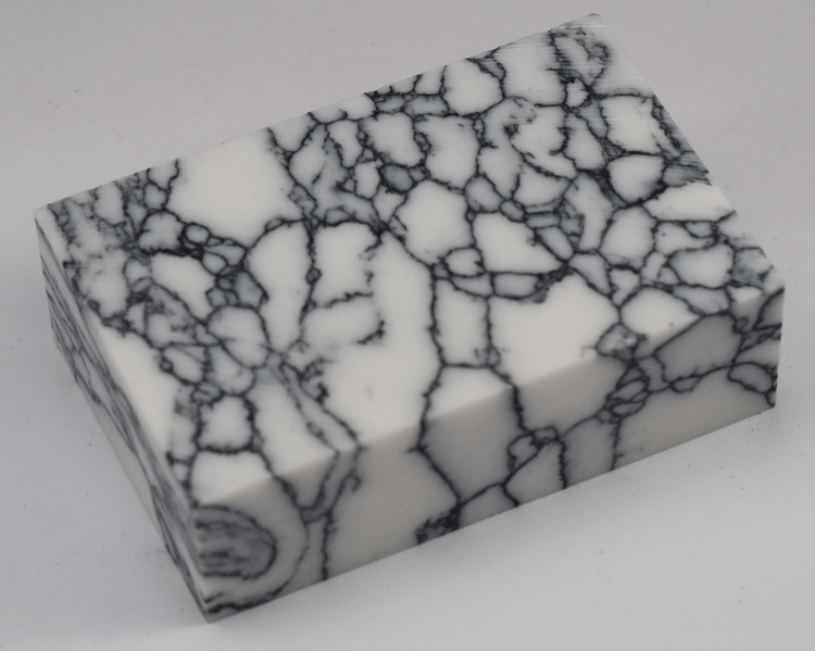 White Turquoise Tru-Stone Block - 0.72