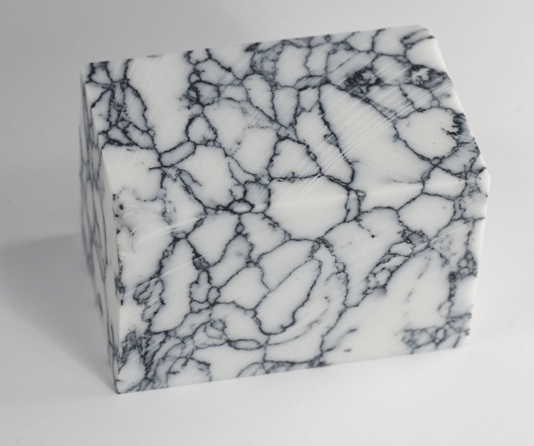 White Turquoise Tru-Stone Block - 1.5