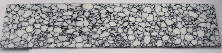 White With Black Web Tru-Stone Slab - 0.15