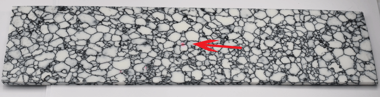 White With Black Web Tru-Stone Slab - 0.17