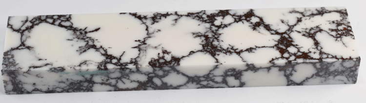 White With Copper Matrix Tru-Stone Block - 0.6