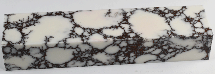 White With Copper Matrix Tru-Stone Block - 1.0