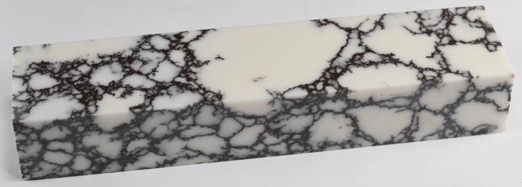 White With Copper Matrix Tru-Stone Block - 1.0