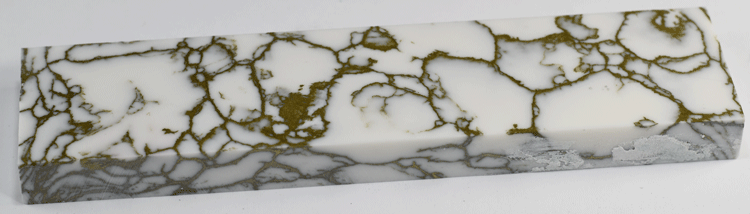 White With Gold Matrix Tru-Stone Block - 0.4