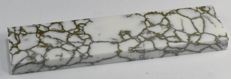 White With Gold Matrix Tru-Stone Block - 0.4