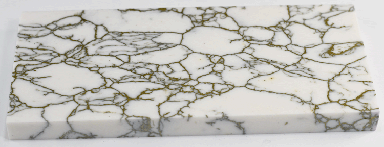 White With Gold Matrix Tru-Stone Block - 0.4